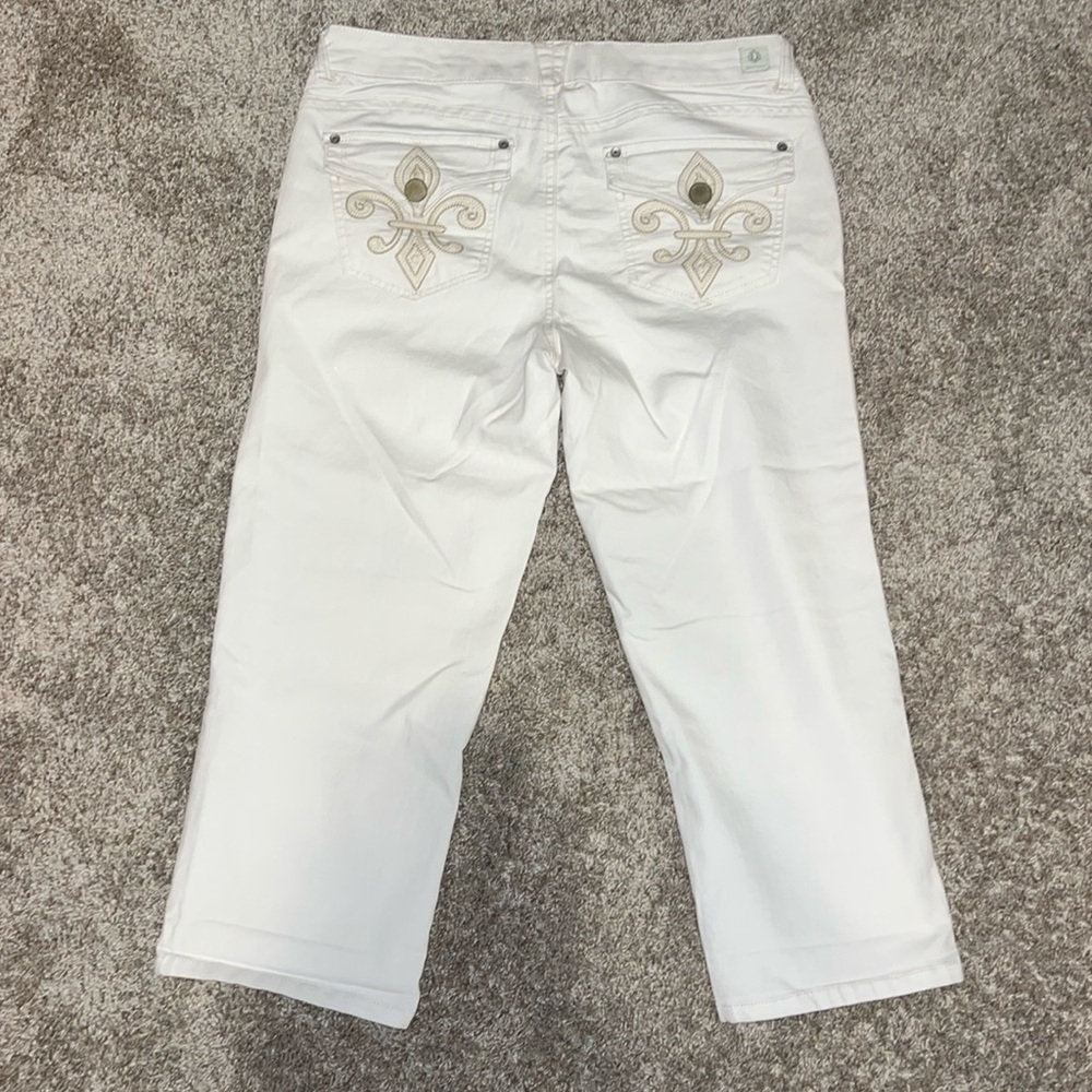 Democracy Cropped Flap Pocket Jeans size 12